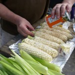camping-at-idyllwild-june-2009-083 Seasoning the Pre-Buttered Corn