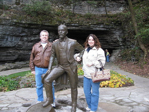 Jeff and Colleen touring the Jack Daniels Distillery