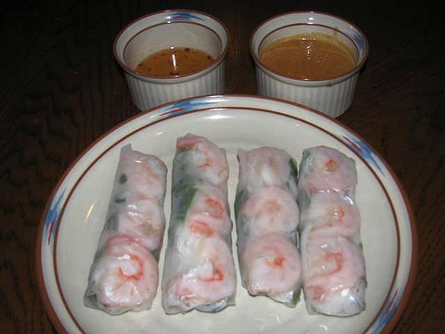 Vietnamese Shrimp Spring Rolls