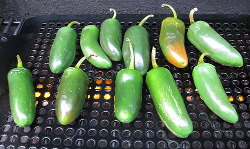 Roasting Jalapenos on the Grill