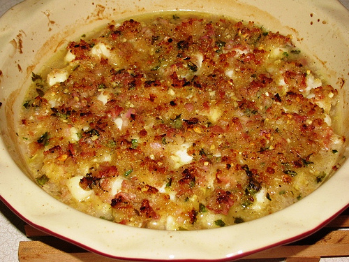 Scallops Gratin