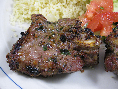 Garlic Grilled Lamb Chops