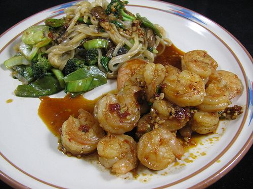Spicy Asian Garlic Shrimp