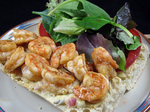 Grilled Shrimp Po' Boys