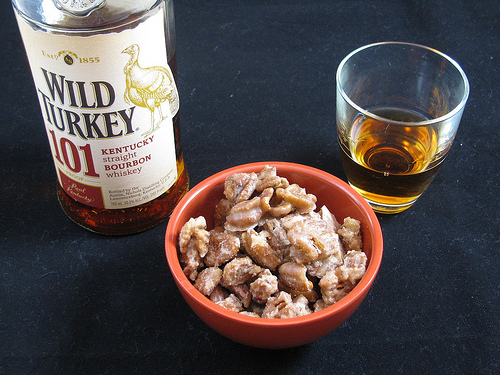 Bourbon Glazed Pecans