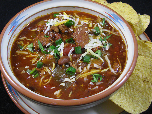 Spicy slowcooker pork chili