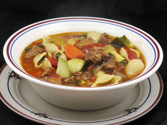 Slow Cooker Minestrone Soup with Spicy Italian Sausage The Taste Place